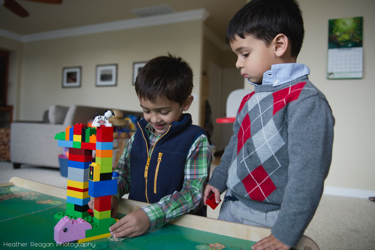 Portland candid family photography, in-home sessions
