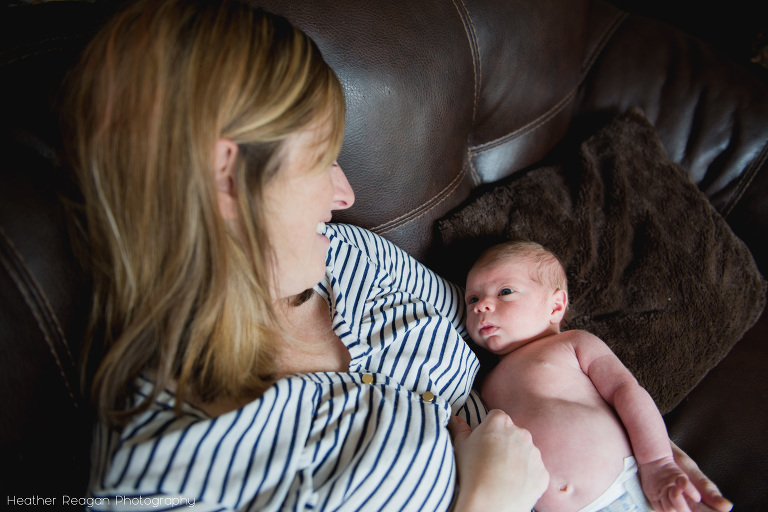 Portland in-home newborn photography
