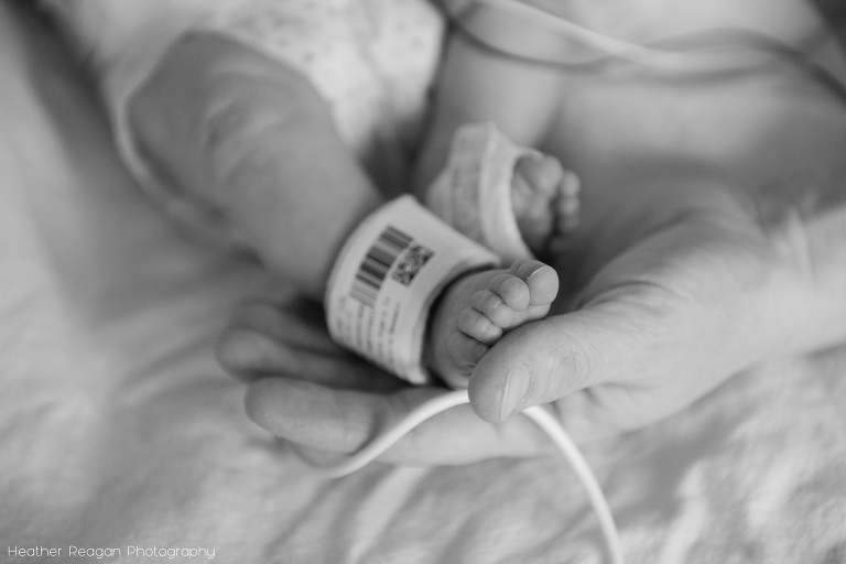 Preemie NICU photographer The Tiny Footprints Project