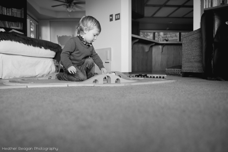 Trains - Lake Oswego documentary family photography