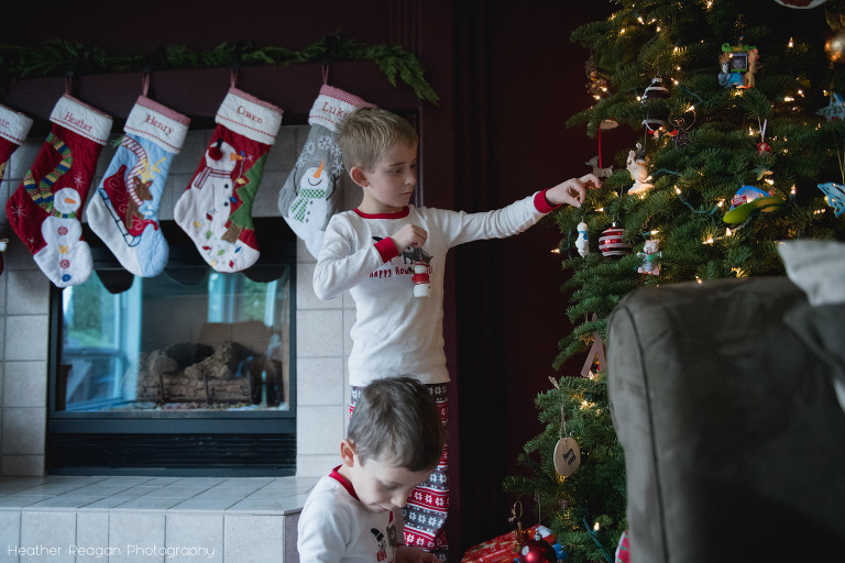 Christmas ornaments, Portland family photography