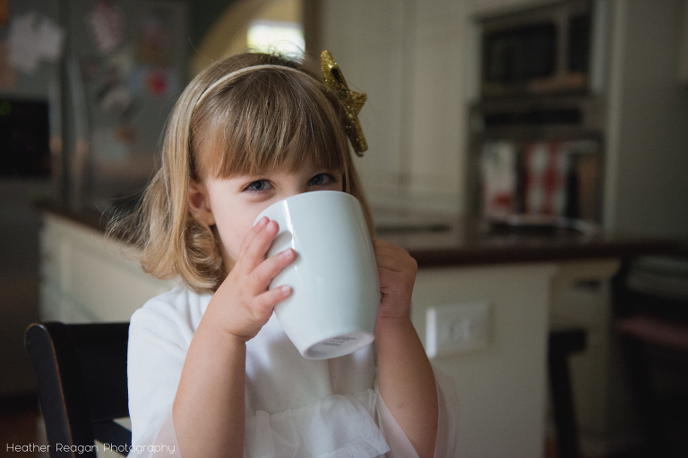 Christmas cocoa, Portland family photography