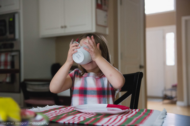 Every last drop of cocoa, West Linn family photography