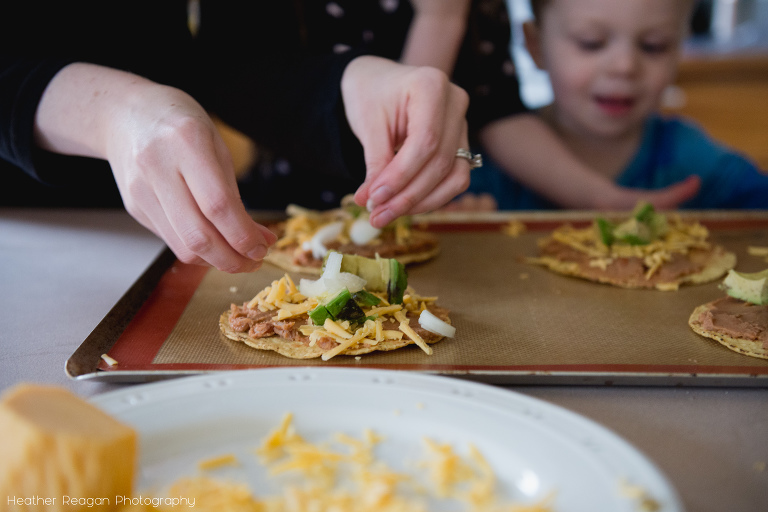Finishing touches - Portland family photography
