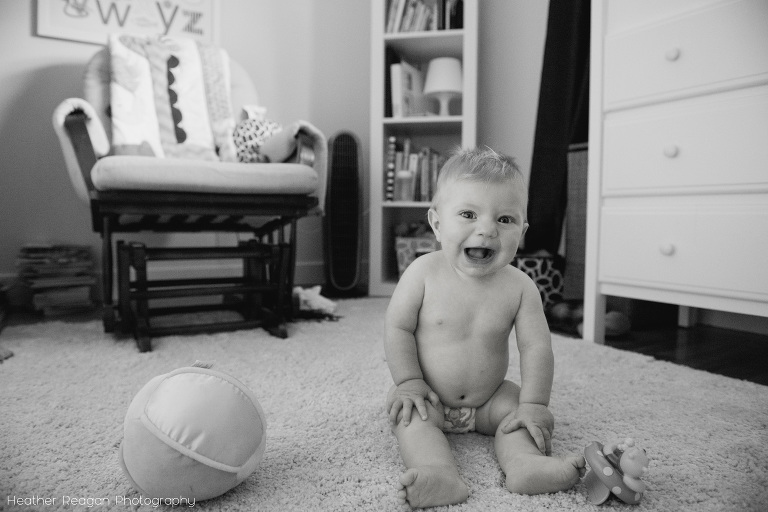 Smiley baby | Portland documentary photography