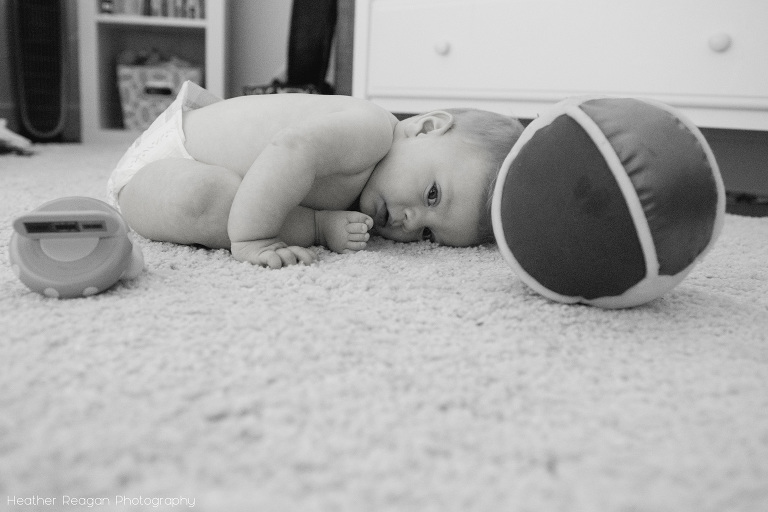 Relaxing | Lake Oswego baby milestone photographer