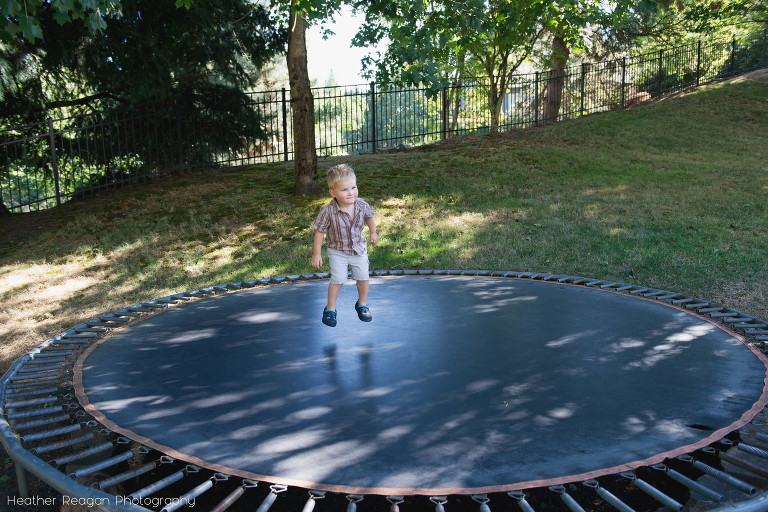 Trampoline Fun | Tualatin storytelling family photography