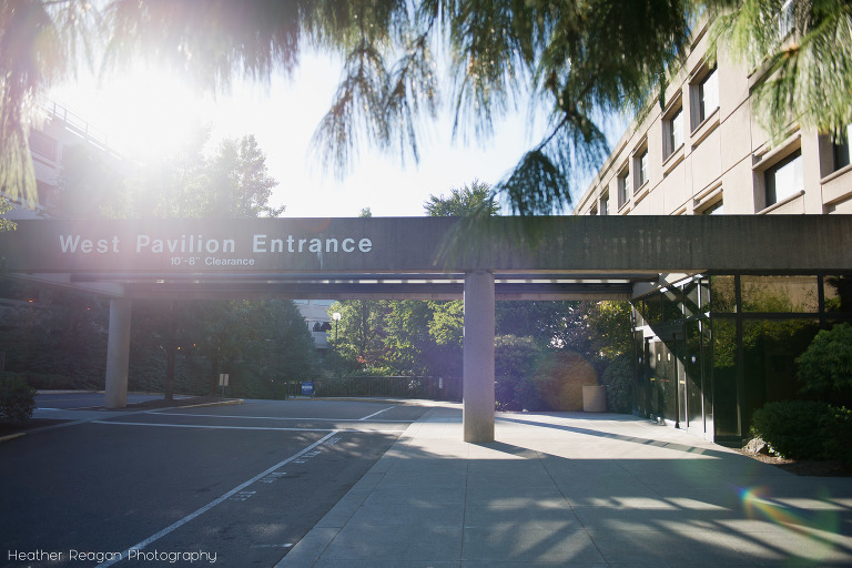 Sunny St. Vincent's Hospital | The Tiny Footprints Project | Portland hospital newborn photography