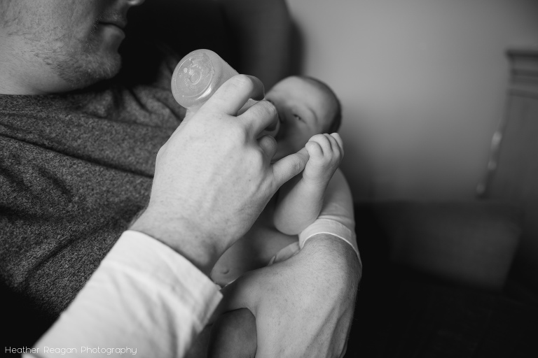 Newborn grip - Portland, OR lifestyle newborn photography