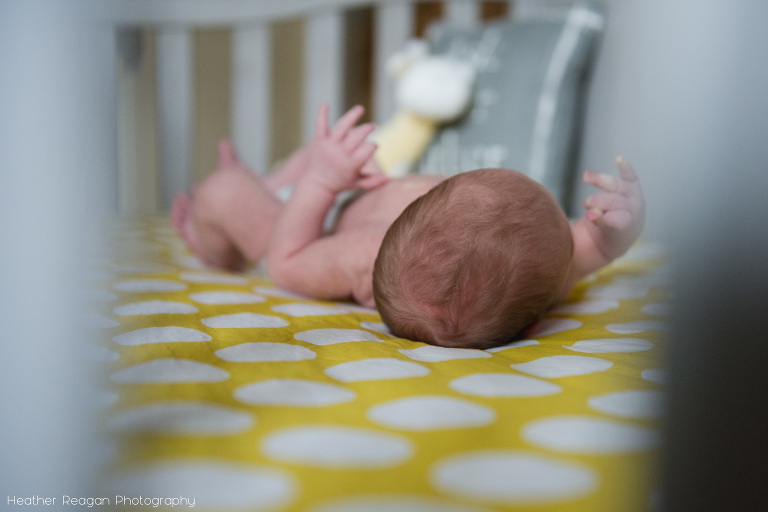 Newborn hair - Portland in-home newborn photography