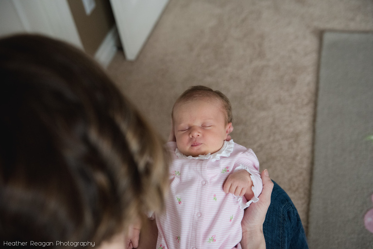 Sweet Newborn Baby Girl | Portland, Oregon | In Home Documentary Newborn Photography