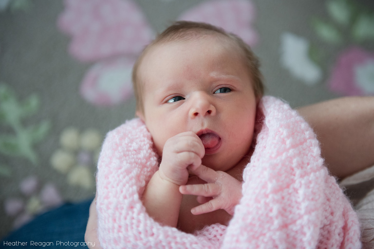 Sweet Baby Girl | West Linn Documentary Newborn Photographer