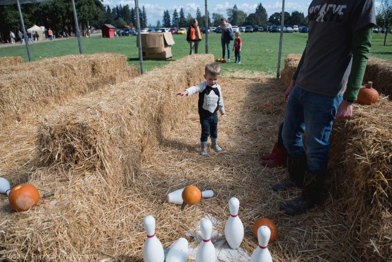 Fir Point Farms - Pumpkin bowling