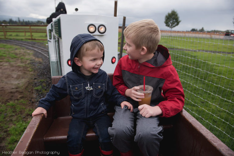 Hoffman Farm Store - Riding the train
