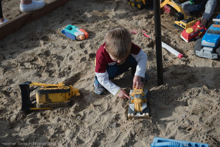 Lee Farms - Digging in the sand